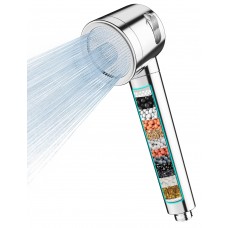 Hard Water Filter Shower Head with 18 Stage Filtration, 3 Spray Modes High Pressure Shower Head, Massage Shower Filter Water Saving for Residual Chlorine Removal Hard Water Filter Shower Head with 18 Stage Filtration, 3 Spray Modes High Pressure Shower Head, Massage Shower Filter Water Saving for Residual Chlorine Removal