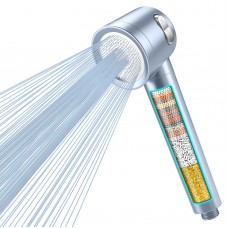 Hard Water Filter Shower Head with 18 Stage Filtration, 3 Spray Modes High Pressure Shower Head, Massage Shower Filter Water Saving for Residual Chlorine Removal